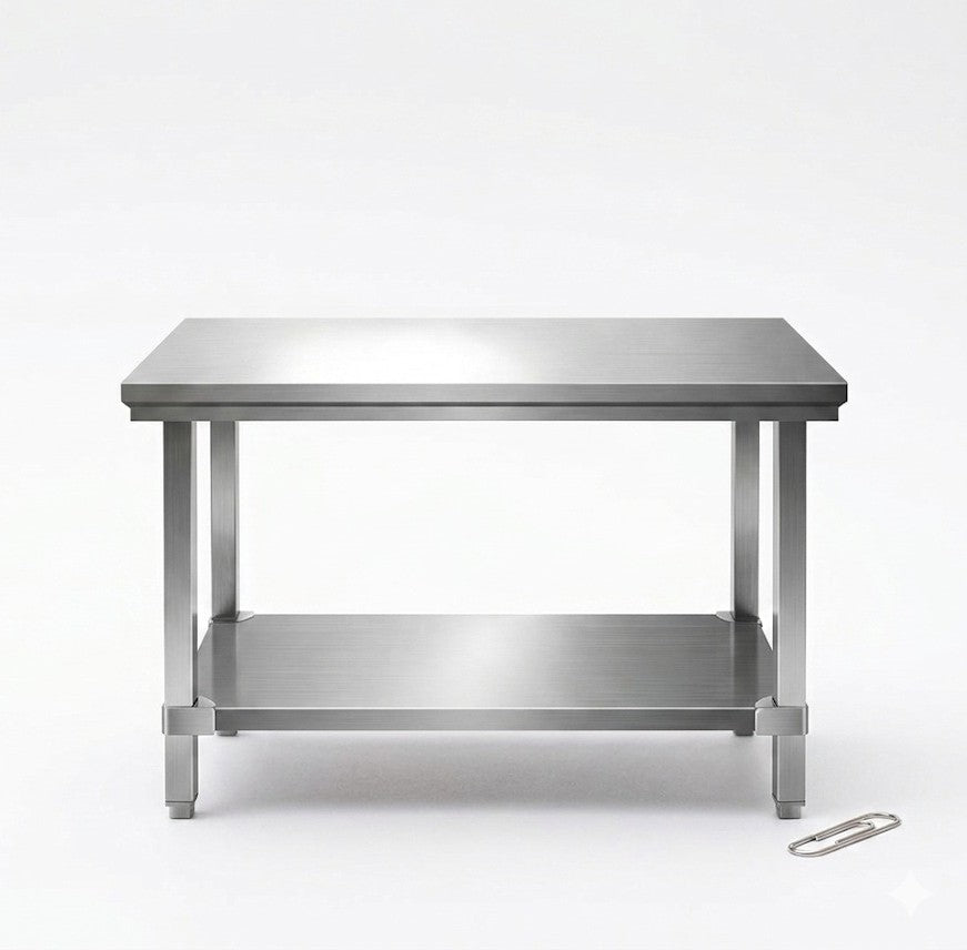 Stainless Steel Tables Without Upstand