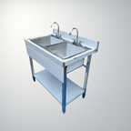 1.2 meter (1200mm) Double Bowl Sink