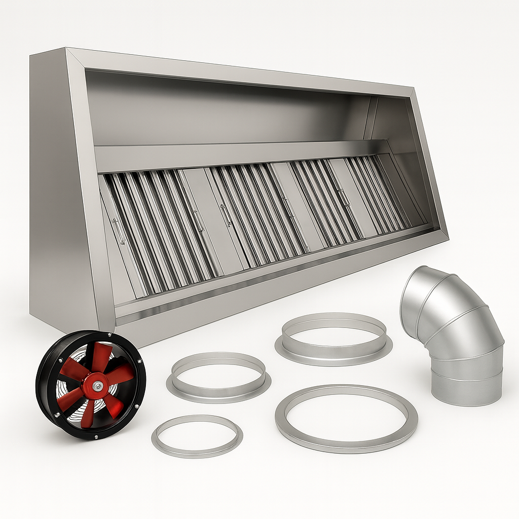 Commercial Kitchen Canopy- 10ft (2950mm)