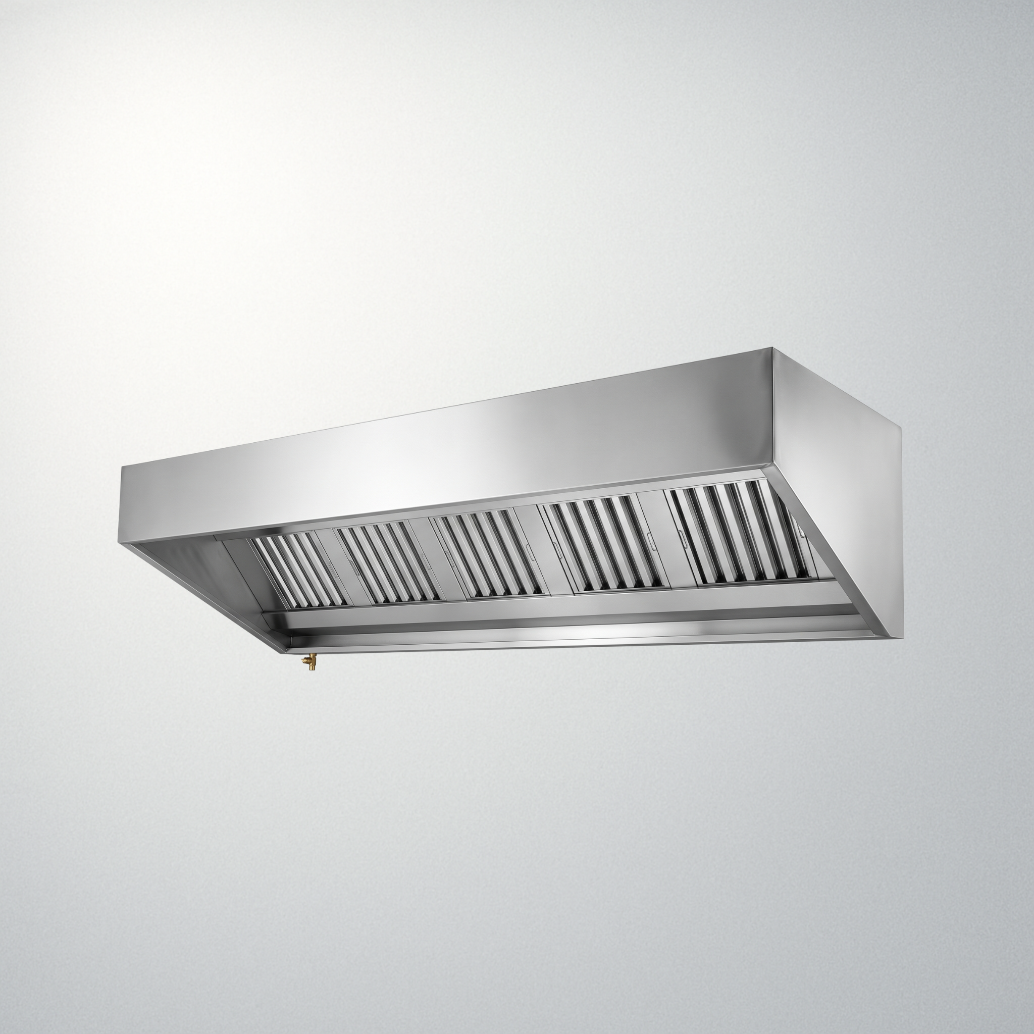 4 meter (4000mm) Stainless Steel Canopy with Extraction Kit