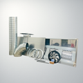 16ft (4900mm) Stainless Steel Canopy with Extraction Kit