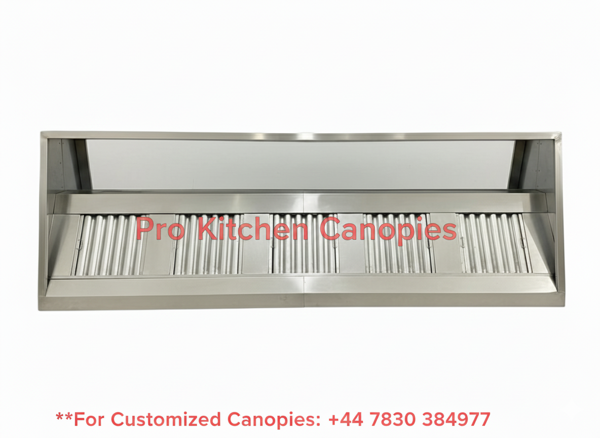 Commercial kitchen Canopy - 12FT (3600mm)