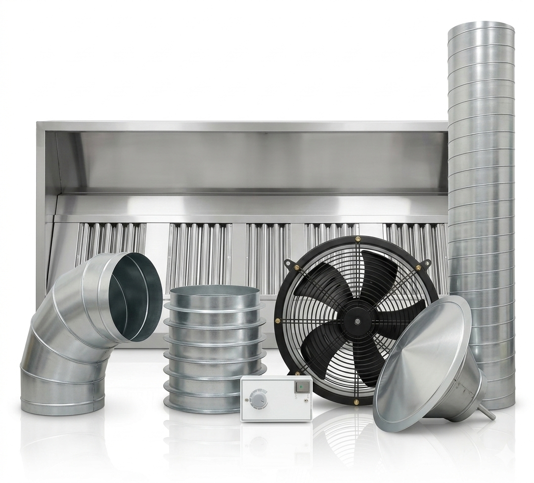 Commercial Kitchen Canopy - 13ft (3900mm)