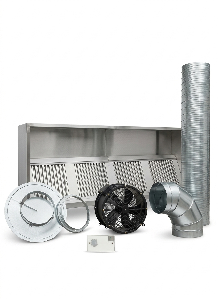 Commercial Kitchen Canopy - 14ft (4200mm)