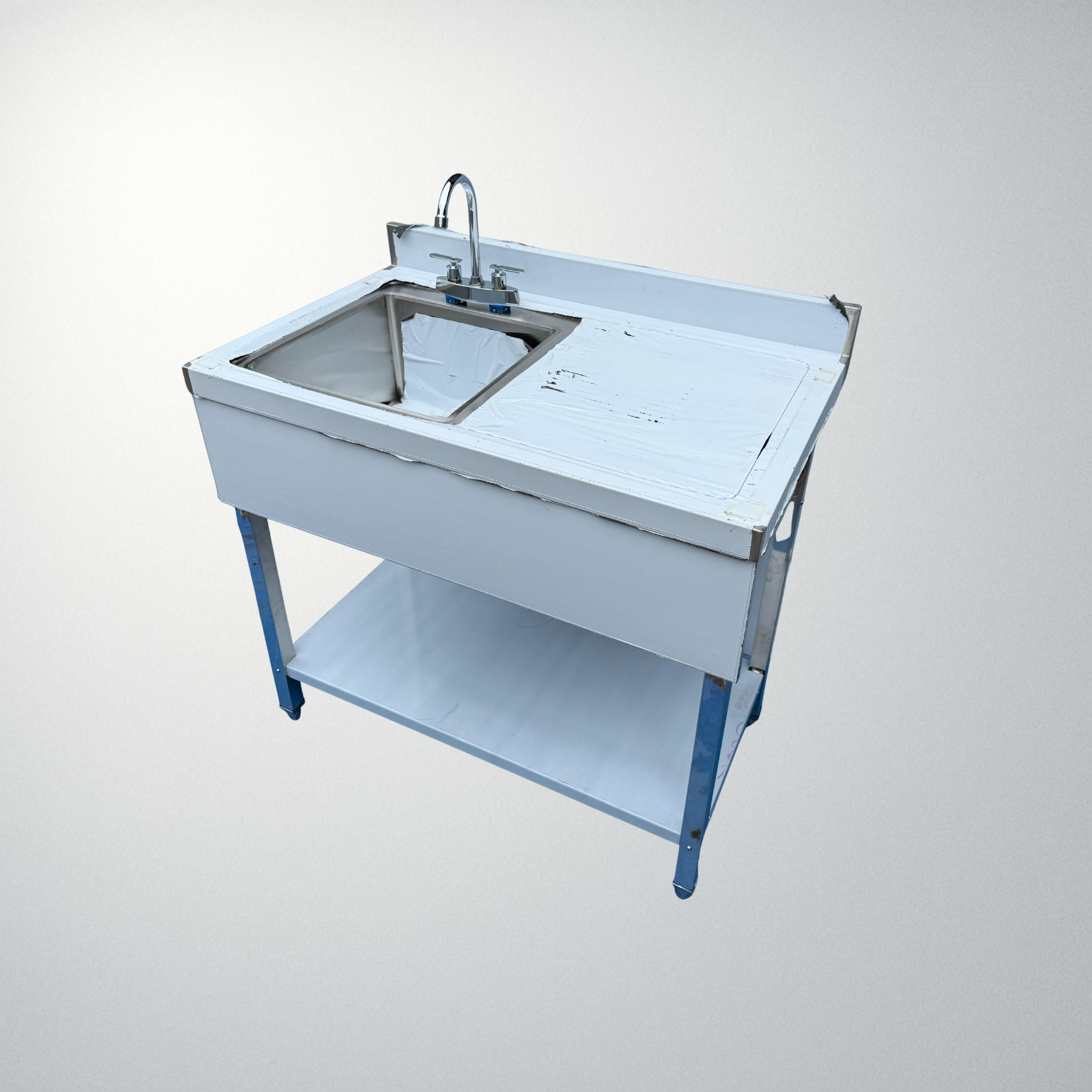 1 meter (1000mm) Single Bowl Sink