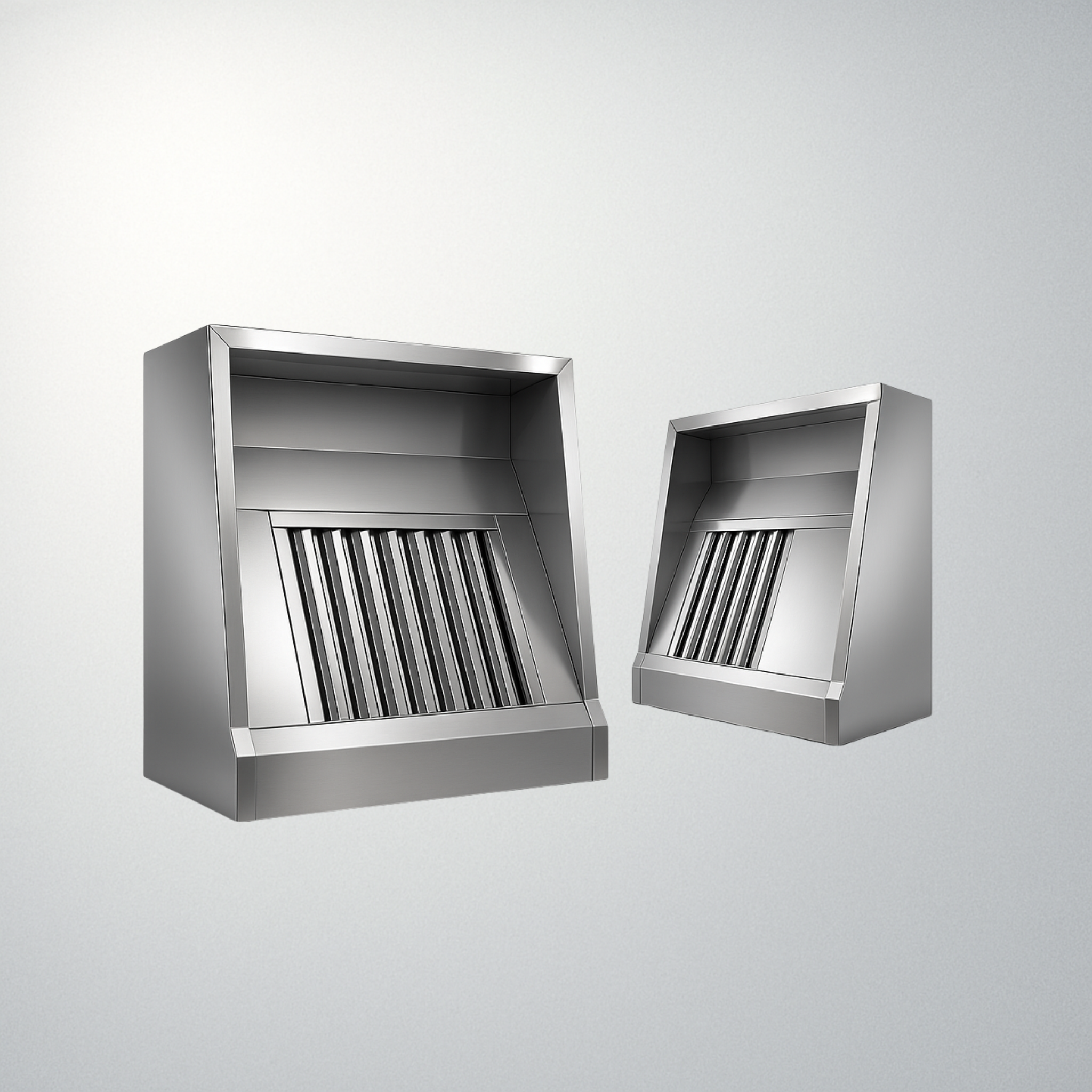 3ft (900mm) Stainless Steel Canopy with Extraction Kit