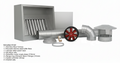 3ft (900mm) Stainless Steel Canopy with Extraction Kit