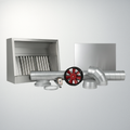 Hotte d'extraction commerciale de 1,2 m (1 200 mm)