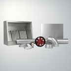 Hotte d'extraction commerciale de 1,2 m (1 200 mm)