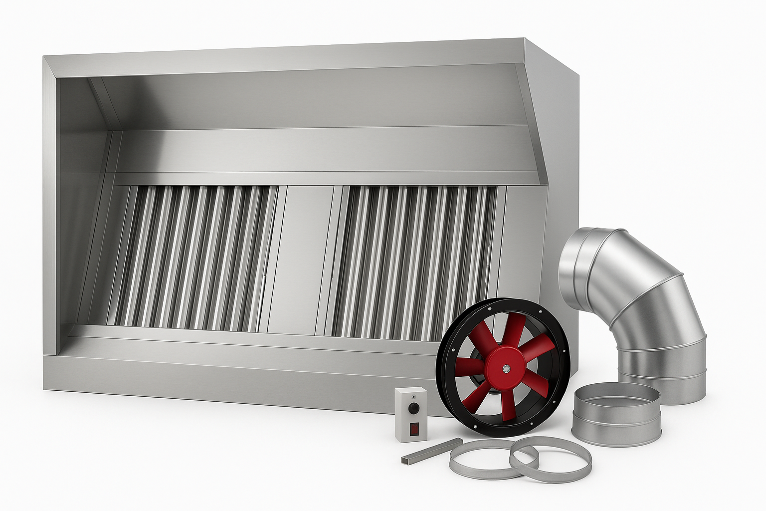 Commercial Kitchen Canopy- 6ft (1800mm)