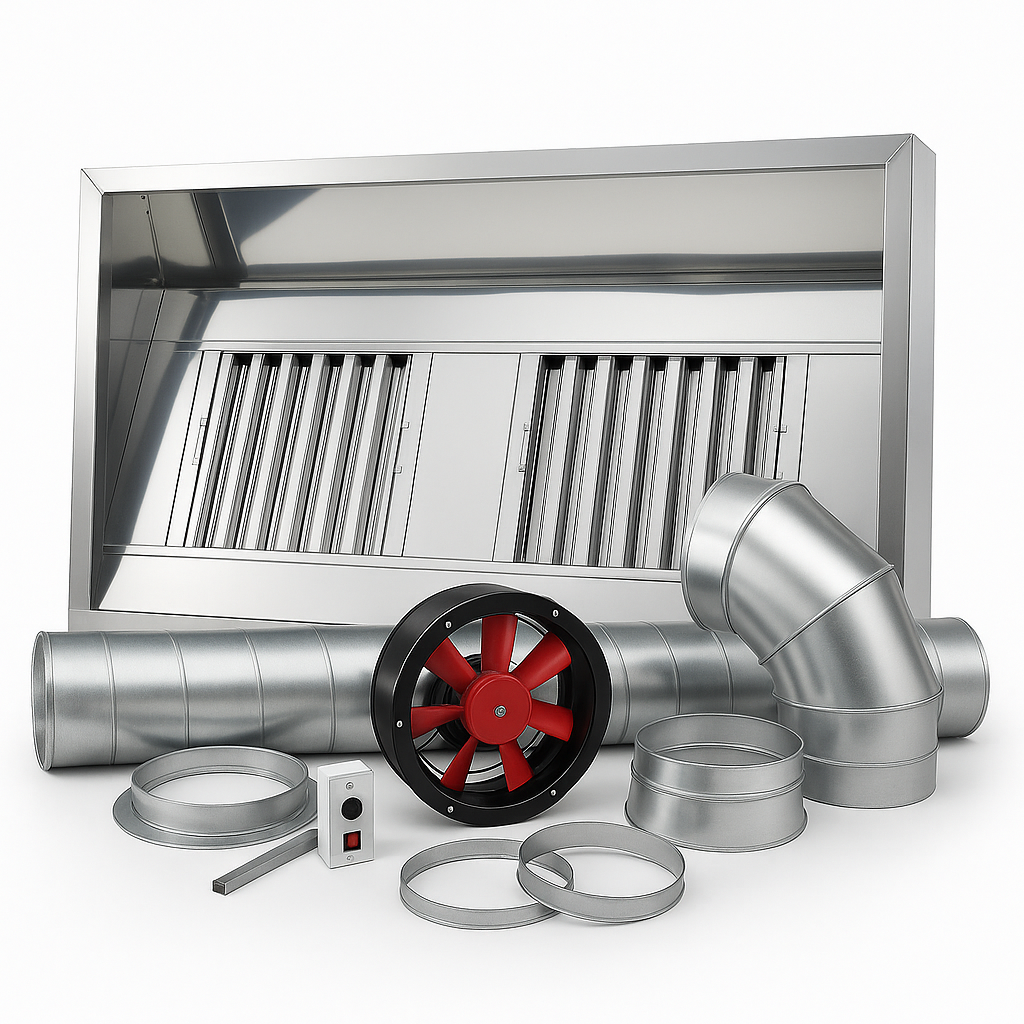 Commercial Kitchen Canopy- 5ft (1500mm)