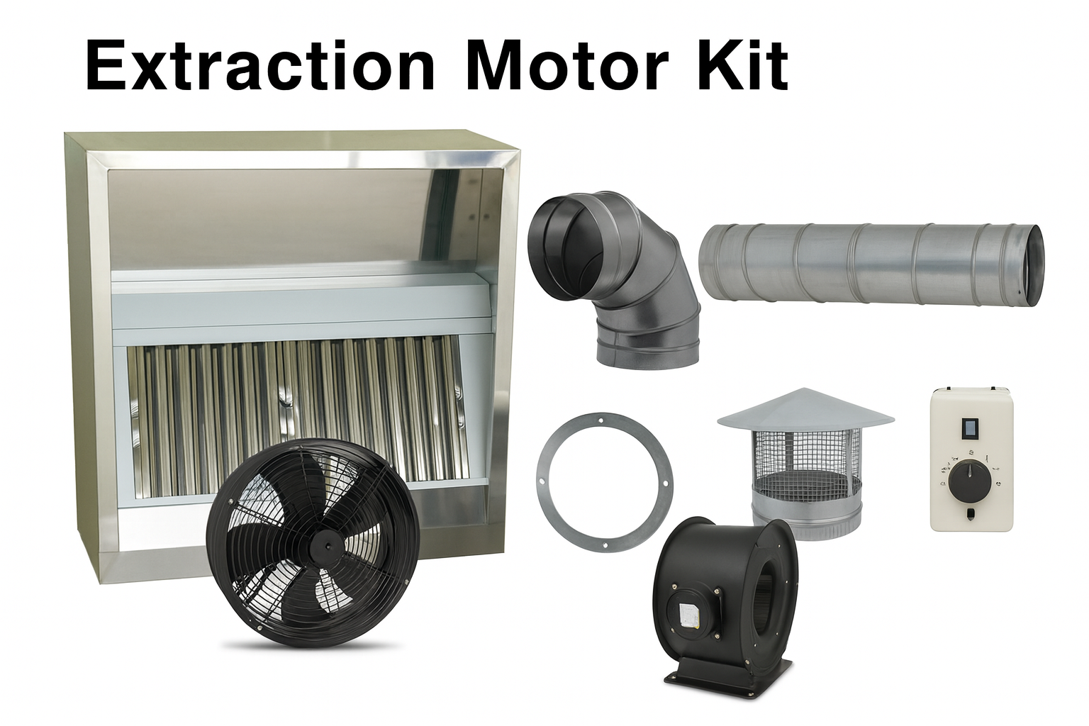 Commercial Kitchen Canopy- 6ft (1800mm)