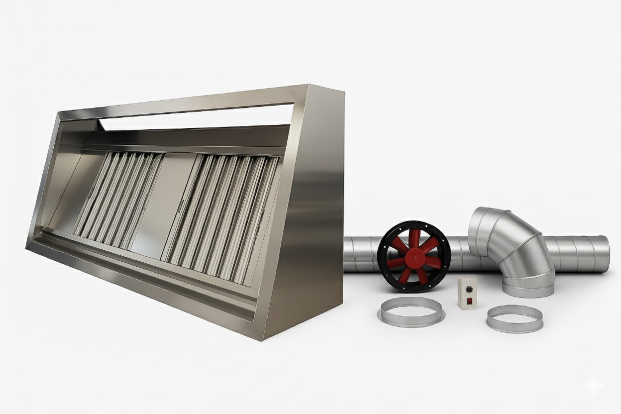 Commercial Kitchen Canopy- 6ft (1800mm)