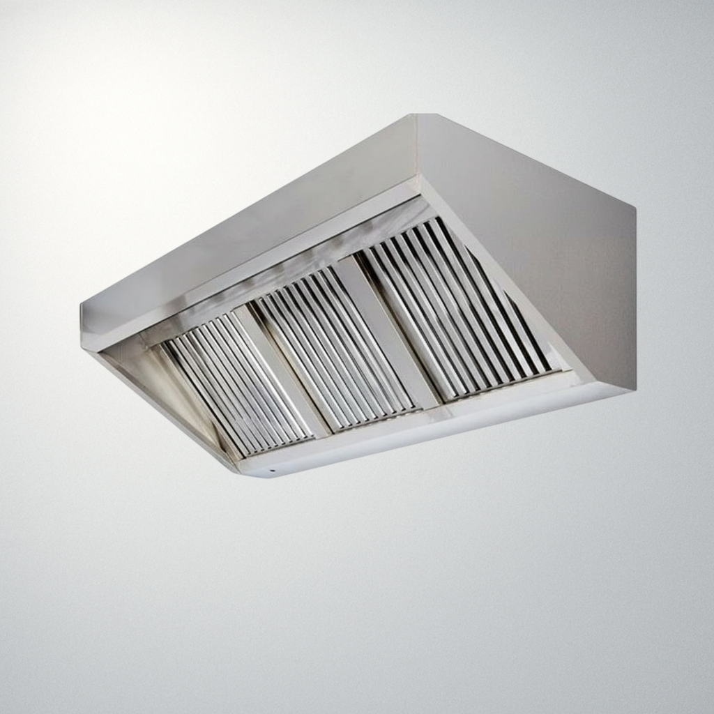 7ft (2100mm) Stainless Steel Canopy with Extraction Kit