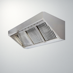 7ft (2100mm) Stainless Steel Canopy with Extraction Kit