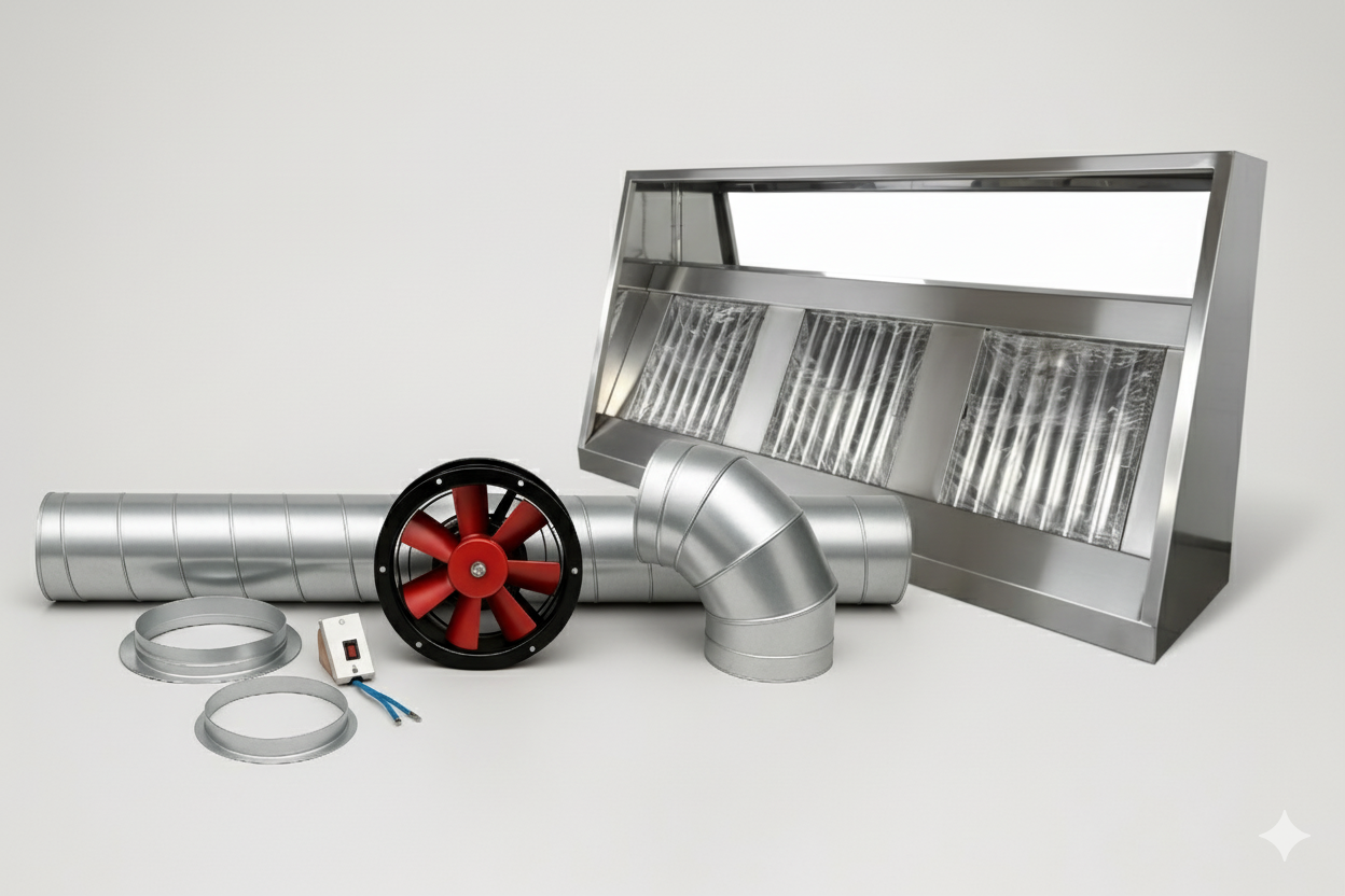 Commercial Kitchen Canopy- 7ft (2100mm)