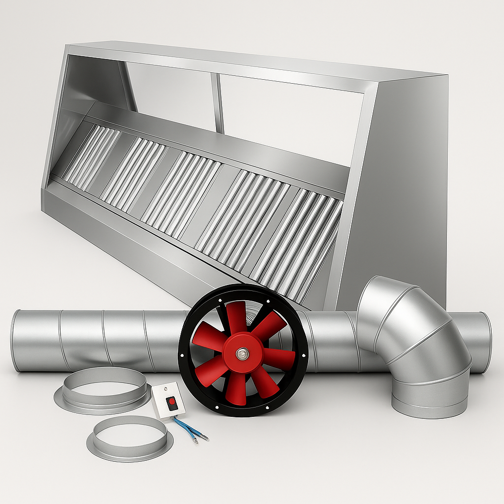 Commercial Kitchen Canopy- 11ft (3350mm)