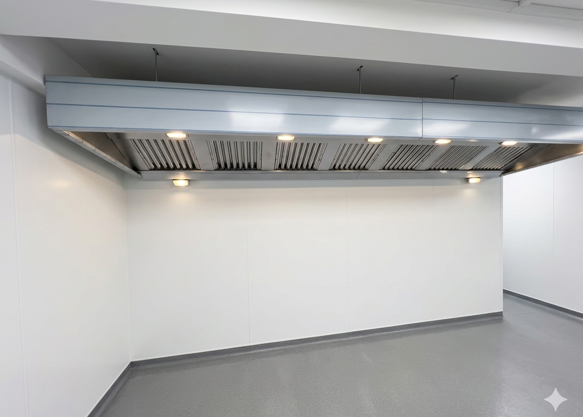 Hotte de cuisine professionnelle de 4,2 m (4200 mm)
