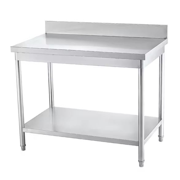 Professional Stainless Steel Work Tables with Upstand
