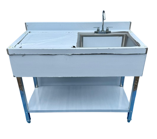 Comvent 1.2m Commercial Stainless Steel Sink – Left Hand Drain Board
