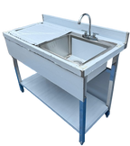 Comvent 1.2m Commercial Stainless Steel Sink – Left Hand Drain Board