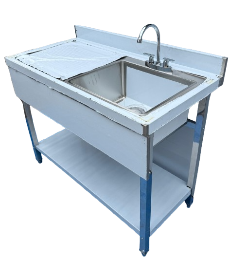 Comvent 1.2m Commercial Stainless Steel Sink – Left Hand Drain Board