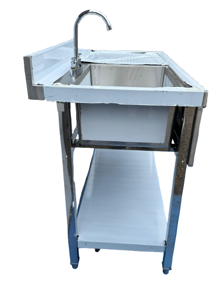 Comvent 1.2m Commercial Stainless Steel Sink – Right Hand Drain Board