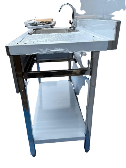 Comvent 1.2m Commercial Stainless Steel Sink – Right Hand Drain Board