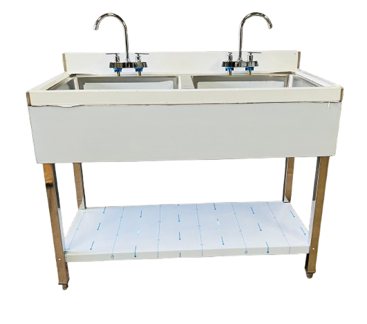 Comvent 1.2m Commercial Stainless Steel Sink – Double Bowl