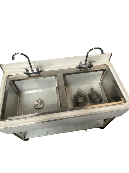 Comvent 1.2m Commercial Stainless Steel Sink – Double Bowl