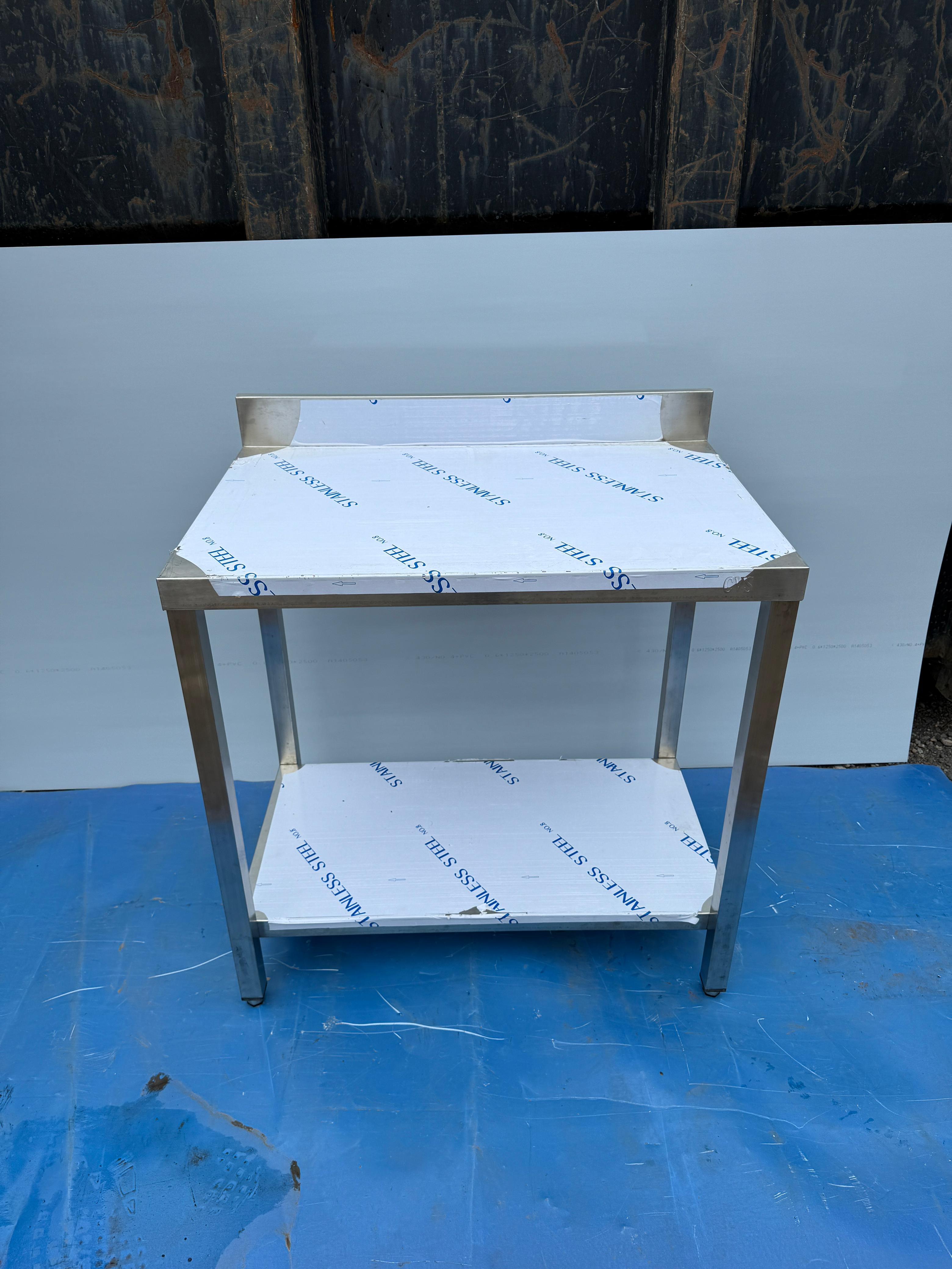 Comvent Stainless Steel Commercial Kitchen Prep Table – 3ft with Upstand