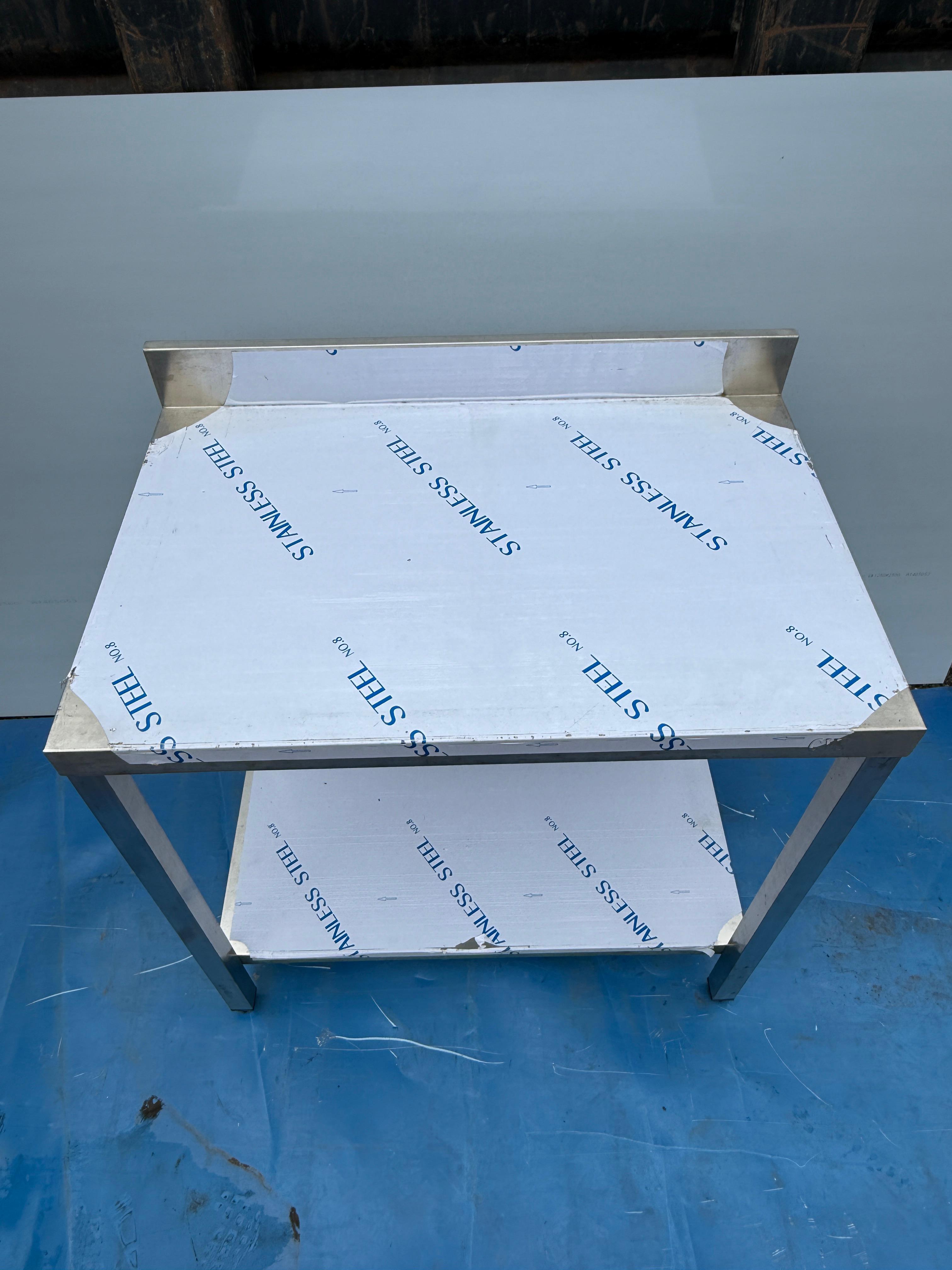 Comvent Stainless Steel Commercial Kitchen Prep Table – 3ft with Upstand