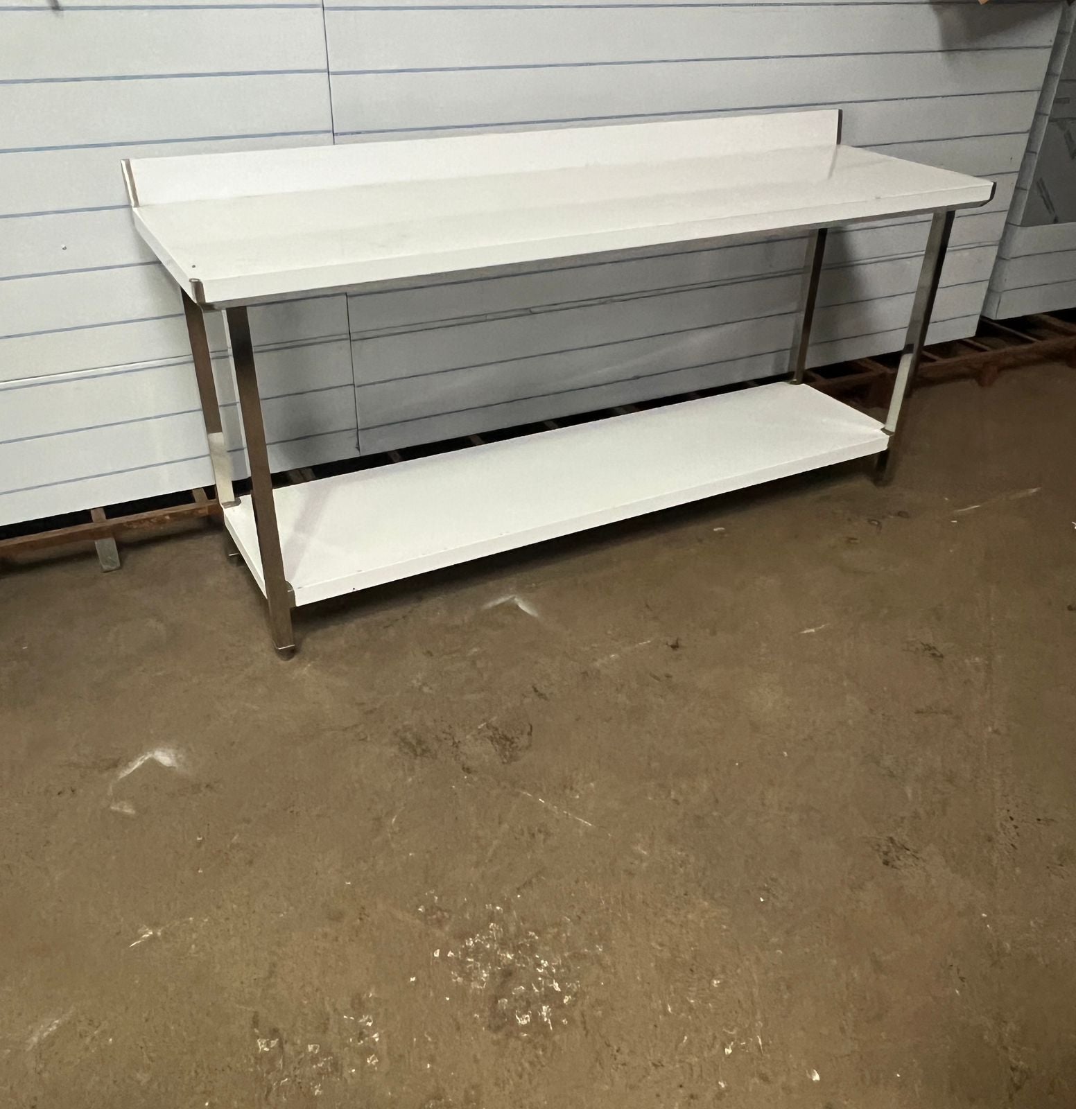 Stainless Steel Commercial Kitchen Prep Table (2m Long Table)
