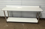 Stainless Steel Commercial Kitchen Prep Table (2m Long Table)