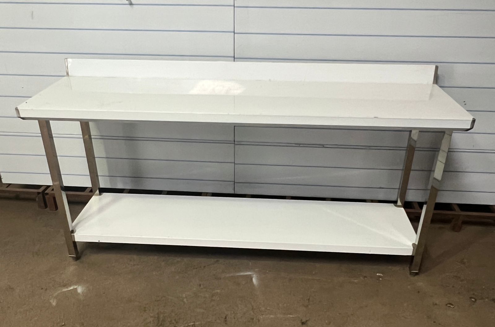 Stainless Steel Commercial Kitchen Prep Table (2m Long Table)