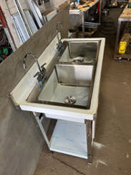 Comvent 1.2m Commercial Stainless Steel Sink – Double Bowl