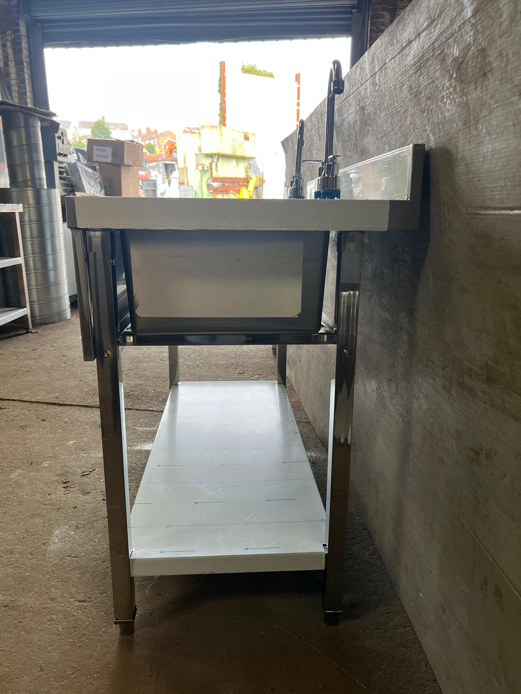 Comvent 1.2m Commercial Stainless Steel Sink – Double Bowl