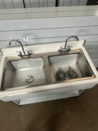 Comvent 1.2m Commercial Stainless Steel Sink – Double Bowl
