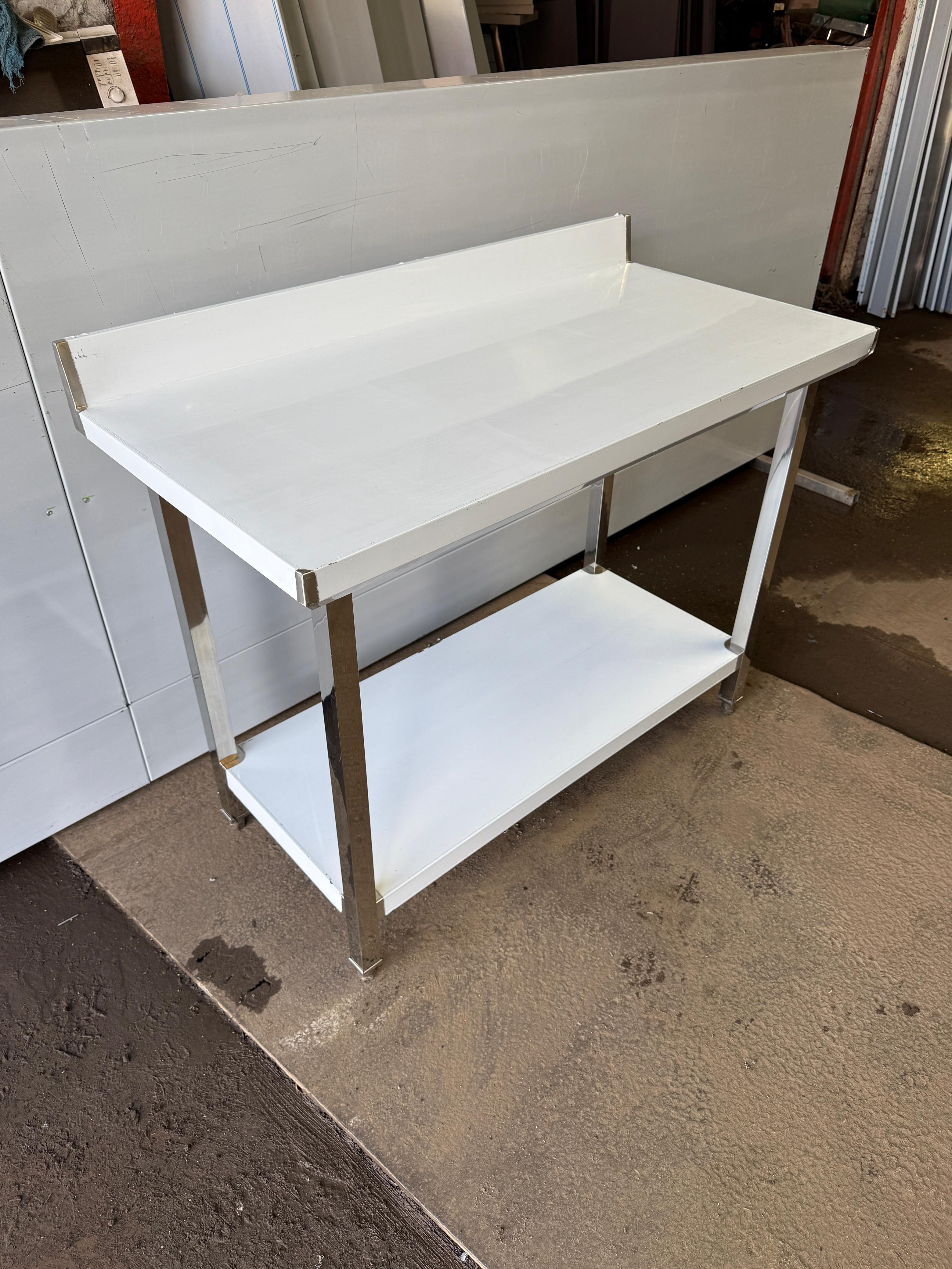 Professional Stainless Steel Work Tables with Upstand