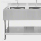 Comvent 1.2m Commercial Stainless Steel Sink – Double Bowl